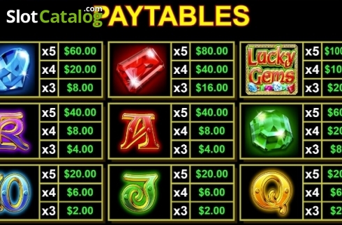 Οθόνη5. Lucky Gems (Reflex Gaming) Κουλοχέρης