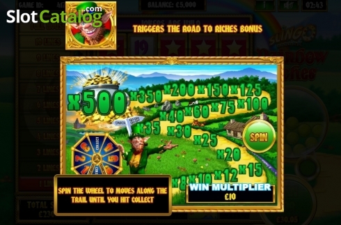 Οθόνη4. Slingo Rainbow Riches Κουλοχέρης