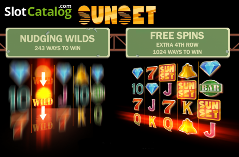 Οθόνη2. Sunset (Million Games) Κουλοχέρης