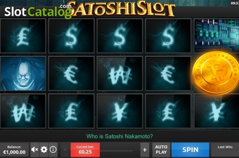 Οθόνη2. SatoshiSlot HTML Κουλοχέρης