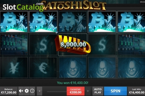 Οθόνη4. SatoshiSlot HTML Κουλοχέρης