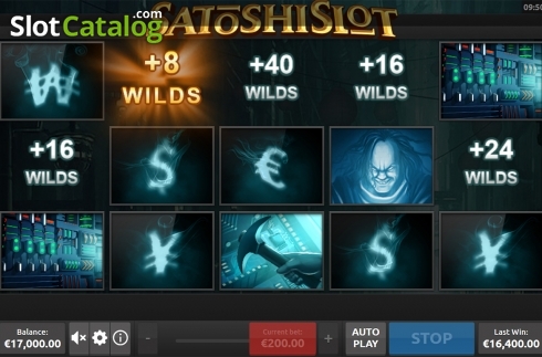 Οθόνη8. SatoshiSlot HTML Κουλοχέρης