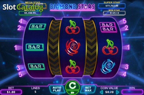 Οθόνη2. Diamond Stars Κουλοχέρης