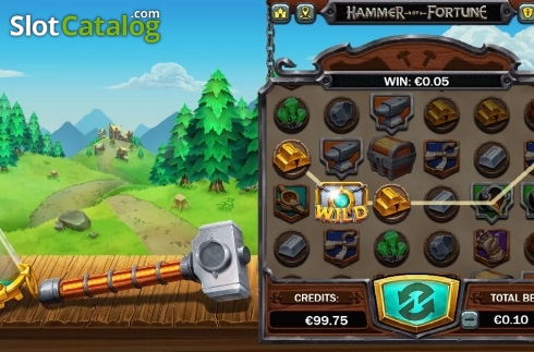 Οθόνη3. Hammer of Fortune Κουλοχέρης