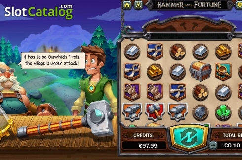 Οθόνη7. Hammer of Fortune Κουλοχέρης
