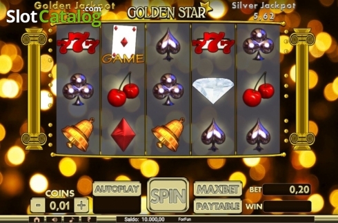 Οθόνη2. Golden Star (Slot Machine Design) Κουλοχέρης 
