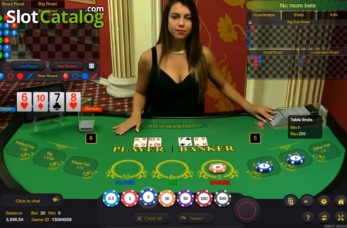 Οθόνη3. Baccarat Live Casino (Ezugi) Κουλοχέρης