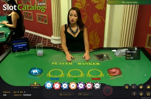 Οθόνη2. Baccarat Dragon Bonus Live Casino Κουλοχέρης