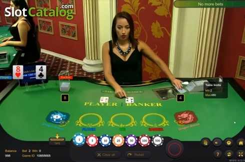 Οθόνη3. Baccarat Dragon Bonus Live Casino Κουλοχέρης