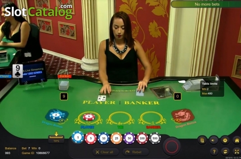 Οθόνη4. Baccarat Dragon Bonus Live Casino Κουλοχέρης