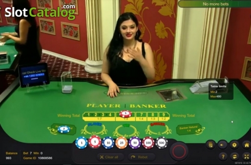 Οθόνη2. Knockout Baccarat Live Casino Κουλοχέρης