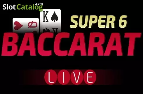 Baccarat Super 6 Live Casino Λογότυπο Baccarat Super 6 Live Casino Λογότυπο