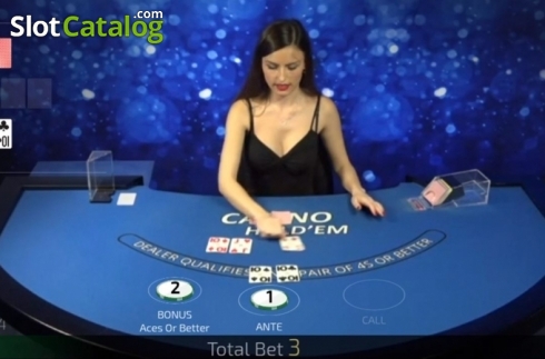 Οθόνη3. Casino Hold'Em Live Casino (Ezugi) Κουλοχέρης