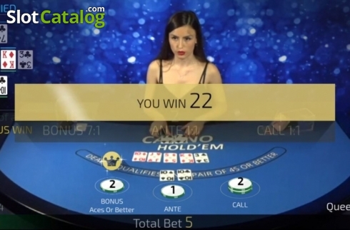 Οθόνη4. Casino Hold'Em Live Casino (Ezugi) Κουλοχέρης