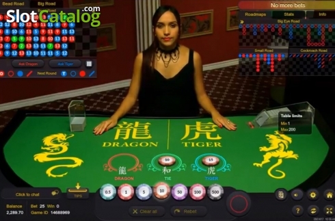Οθόνη4. Dragon Tiger Live Casino (Ezugi) Κουλοχέρης