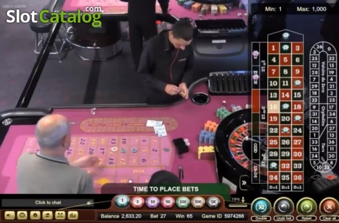 Οθόνη2. Roulette Portomaso Live Casino Κουλοχέρης