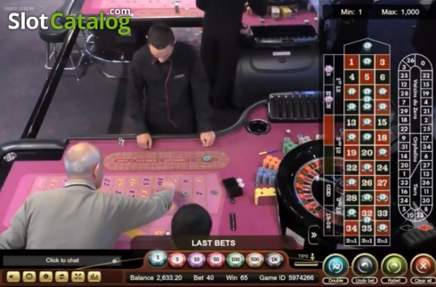 Οθόνη3. Roulette Portomaso Live Casino Κουλοχέρης