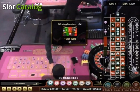 Οθόνη5. Roulette Portomaso Live Casino Κουλοχέρης