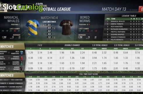 Οθόνη3. Virtual Football (Leap Gaming) Κουλοχέρης