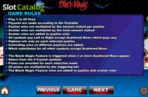 Οθόνη5. Black Magic (WGS Technology) Κουλοχέρης