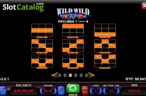 Οθόνη6. Wild Wild Gems Κουλοχέρης