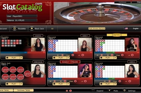 Οθόνη2. Roulette Live Casino (Vivogaming) Κουλοχέρης 