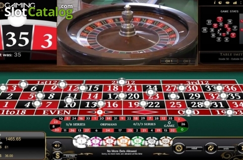 Οθόνη5. Roulette Live Casino (Vivogaming) Κουλοχέρης 