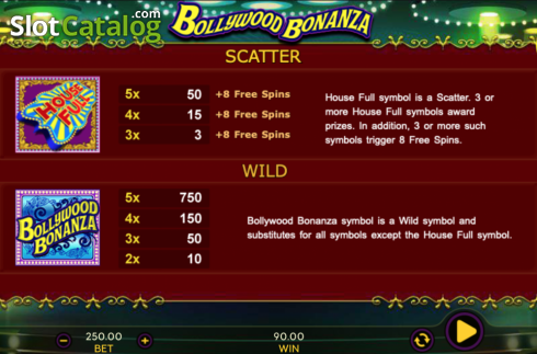 Οθόνη6. Bollywood Bonanza Κουλοχέρης