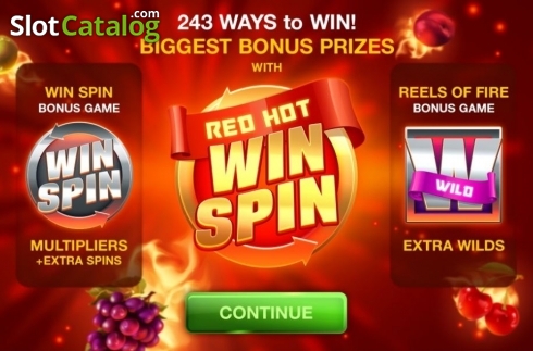 Οθόνη2. Red Hot Win Spin Κουλοχέρης 