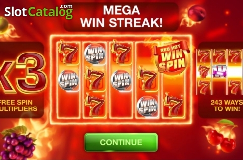 Οθόνη4. Red Hot Win Spin Κουλοχέρης 