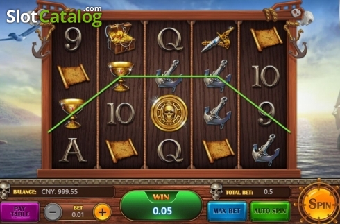 Οθόνη3. Caribbean Gold (Aiwin Games) Κουλοχέρης 