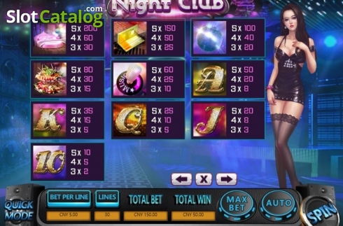 Οθόνη4. Night Club (Aiwin Games) Κουλοχέρης