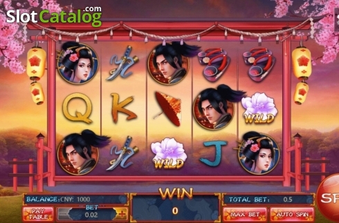 Οθόνη2. Sakura & Katana Κουλοχέρης 