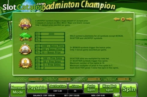 Οθόνη5. Badminton Champion Κουλοχέρης