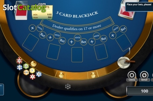 Οθόνη2. 3 Card Blackjack (Novomatic) Κουλοχέρης 