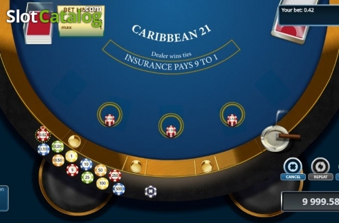 Οθόνη2. Caribbean Blackjack (Novomatic) Κουλοχέρης 