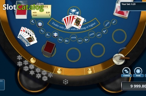 Οθόνη2. Caribbean Poker (Novomatic) Κουλοχέρης