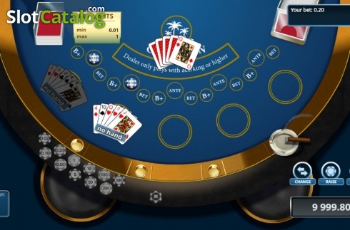 Οθόνη3. Caribbean Poker (Novomatic) Κουλοχέρης
