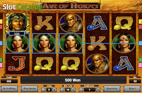 Οθόνη4. Age Of Heroes Deluxe Κουλοχέρης