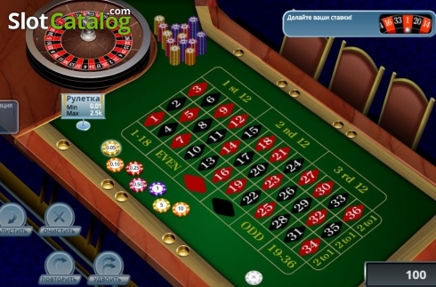 Οθόνη2. No Zero Roulette Κουλοχέρης
