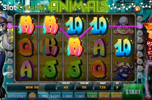 Οθόνη3. Animals (GameX) Κουλοχέρης