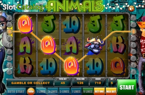 Οθόνη5. Animals (GameX) Κουλοχέρης