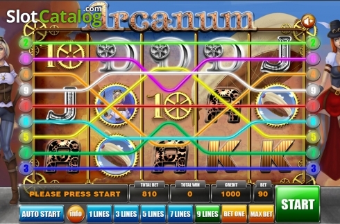 Οθόνη2. Arcanum (GameX) Κουλοχέρης
