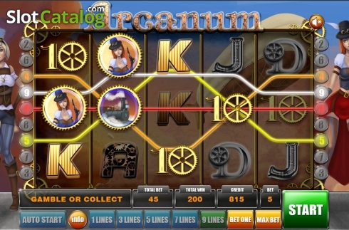 Οθόνη4. Arcanum (GameX) Κουλοχέρης