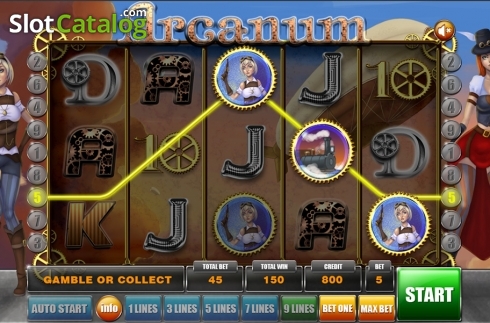 Οθόνη5. Arcanum (GameX) Κουλοχέρης