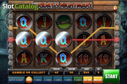 Οθόνη4. Fridays Nightmare Κουλοχέρης 
