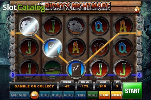 Οθόνη5. Fridays Nightmare Κουλοχέρης 
