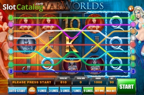 Οθόνη2. WarWorlds Κουλοχέρης