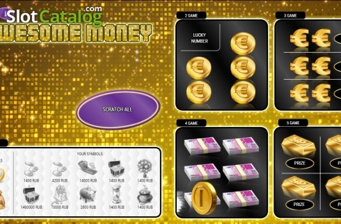 Οθόνη3. Awesome Money Scratch Κουλοχέρης
