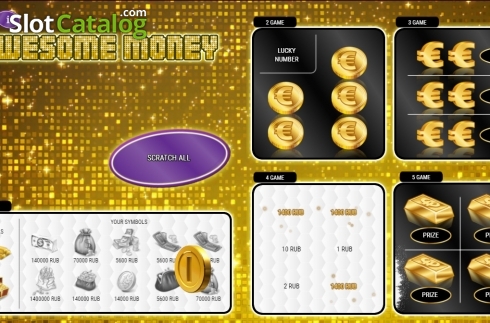 Οθόνη4. Awesome Money Scratch Κουλοχέρης